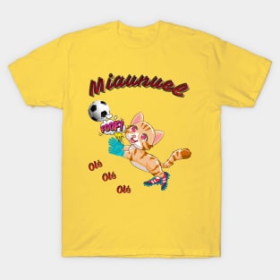Miaunuel Soccer Design T-Shirt